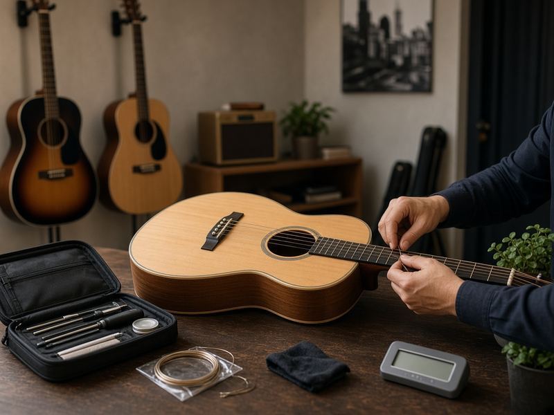 Instrument care at Riardsecre Studio