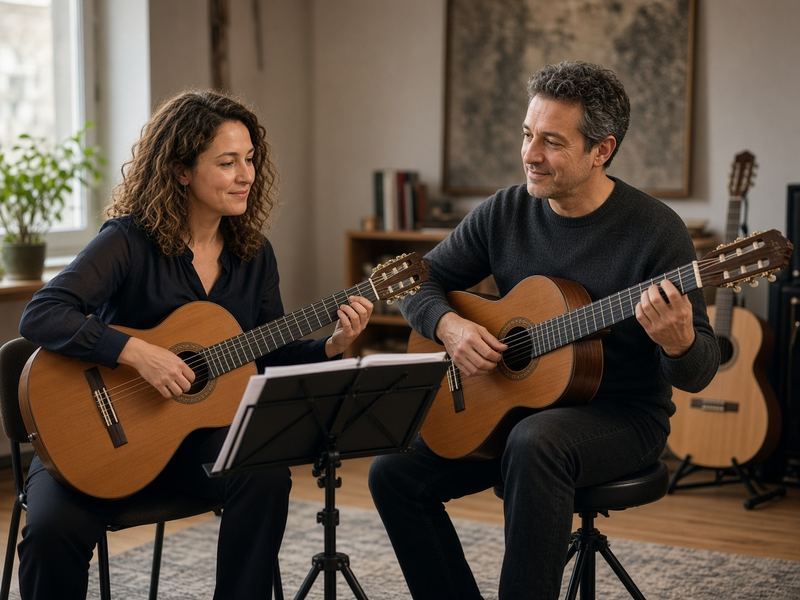Ensemble reading at Riardsecre Studio
